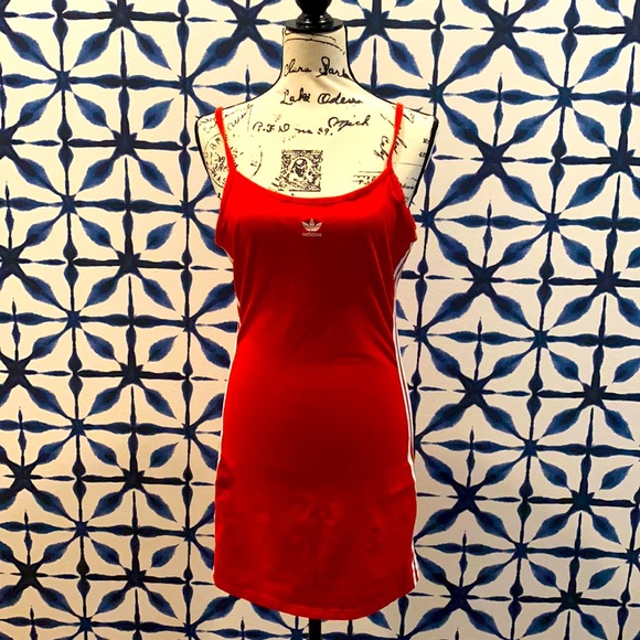 adidas Dresses & Skirts - Adidas Red Dress